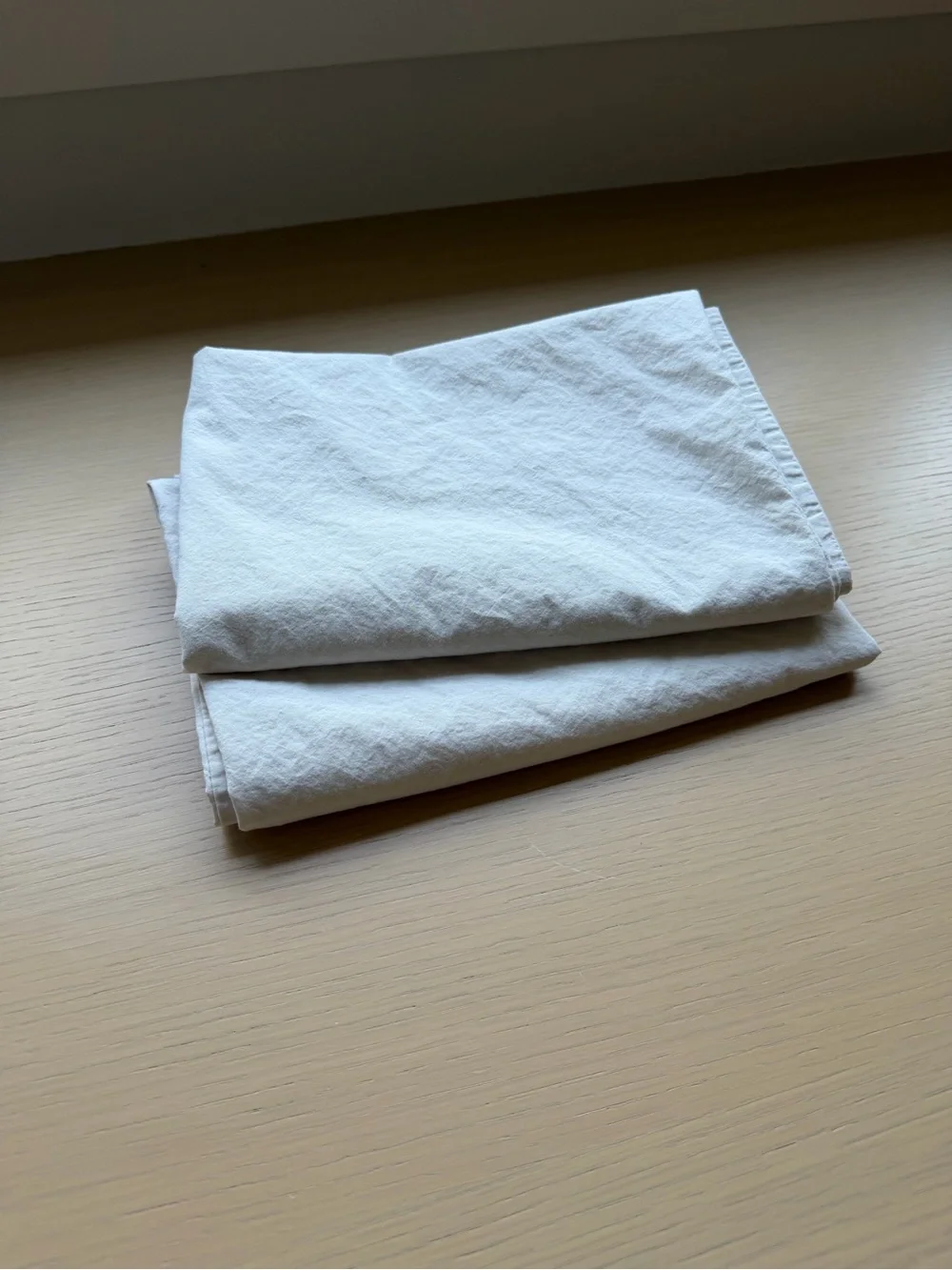 Parachute Home - Cotton Percale Pillowcases, Standard Bone